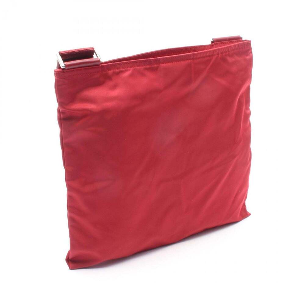 PRADA Red Leather Shoulder Bag - Picture 2 of 6